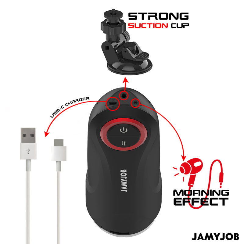 Miniature : JAMYJOB - GRAVITY AUTOMATIC VAGINA MASTURBATOR 5 THRUSTING MODES AND SOUND EFFEC
