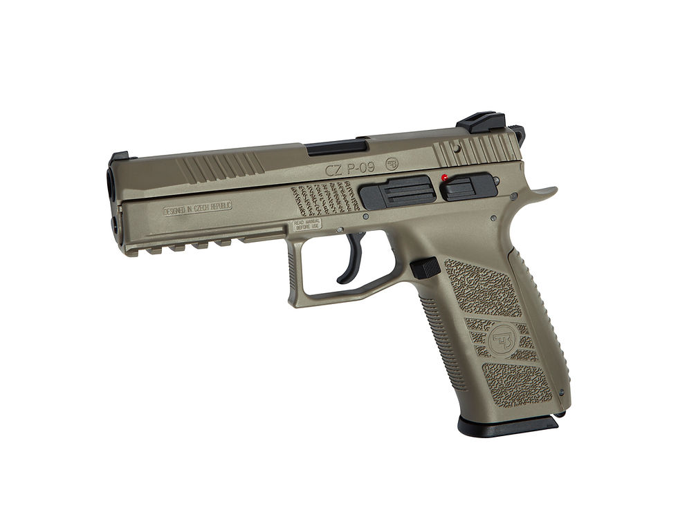 Pistola De Airsoft De Gas CZ P-09 Arena Lanzadora De Green Gas BB´S