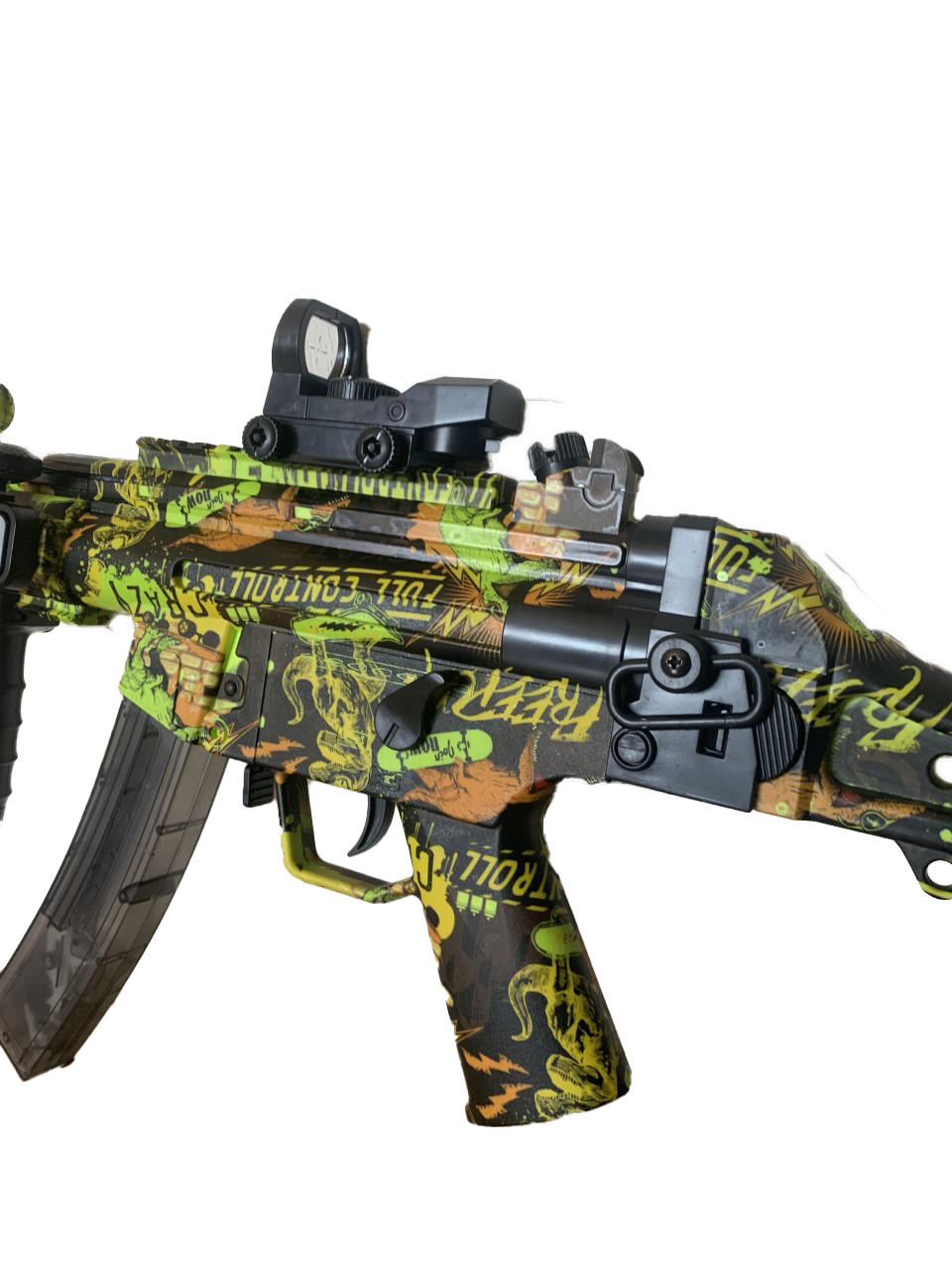 Miniatura: Mp5k Pistola De Hidrogel Lámpara + Réflex + Culata Plegable