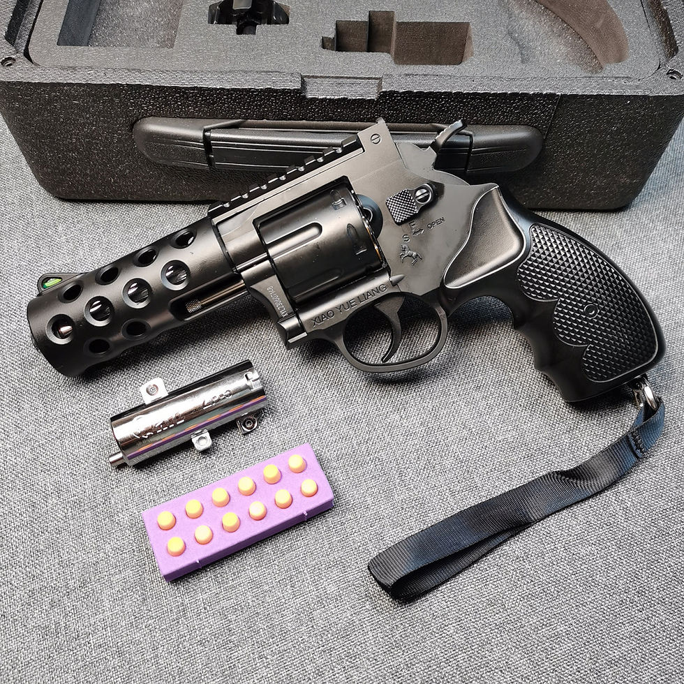 Miniatura: Revólver de Hidrogel Makeshift Lanzador Manual Pistola + Estuche