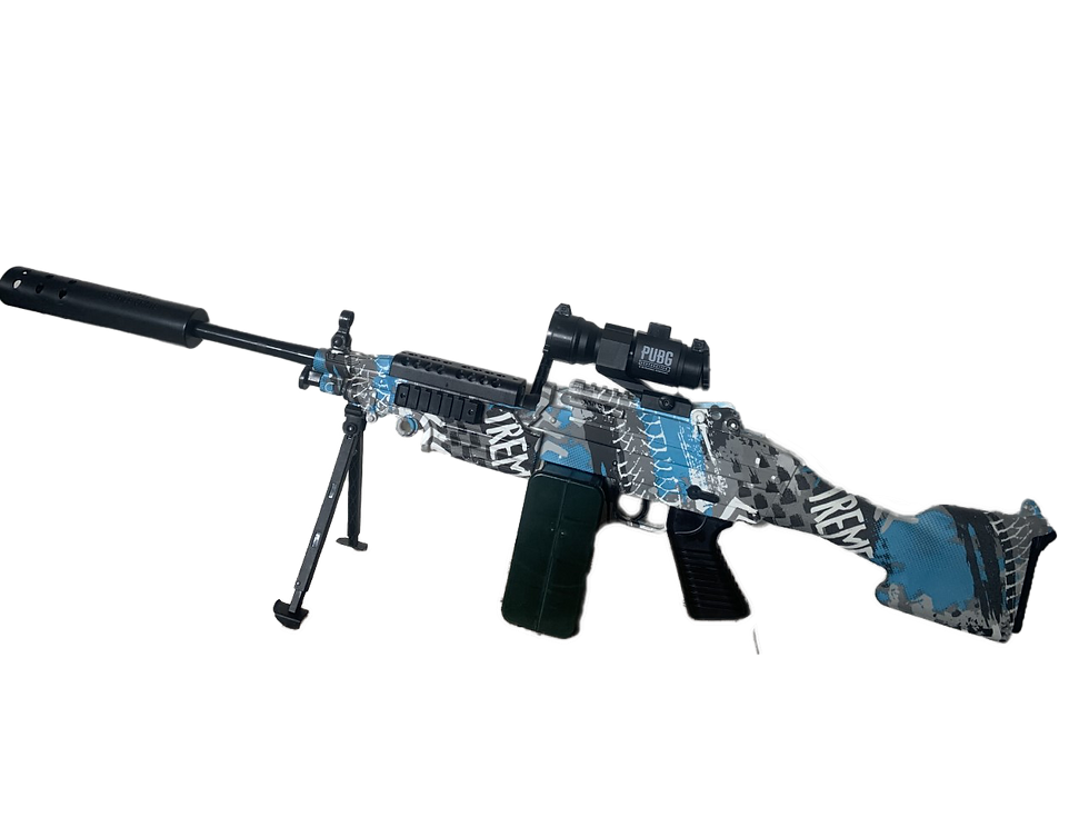 Rifle Francotirador De Hidrogel M249 Automático