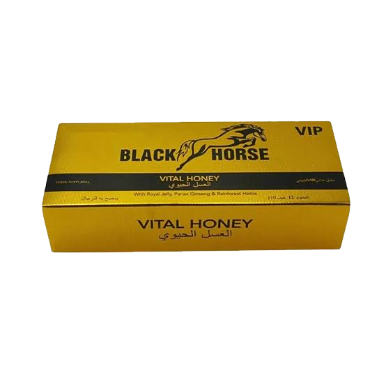 Miniatura: Black Horse Miel de Malasia Vigorizante Caja con 12 Sobres de 10gr c/u