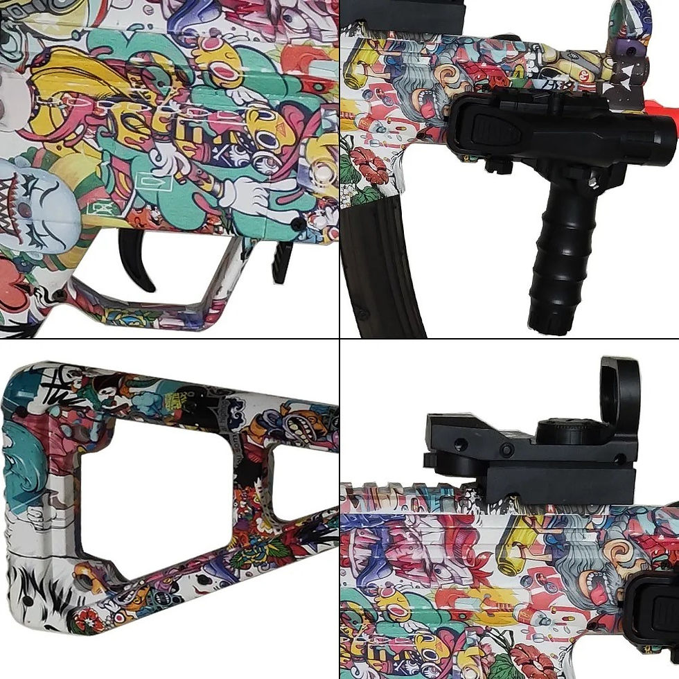 Miniatura: Mp5k Pistola De Hidrogel Lámpara + Réflex + Culata Plegable