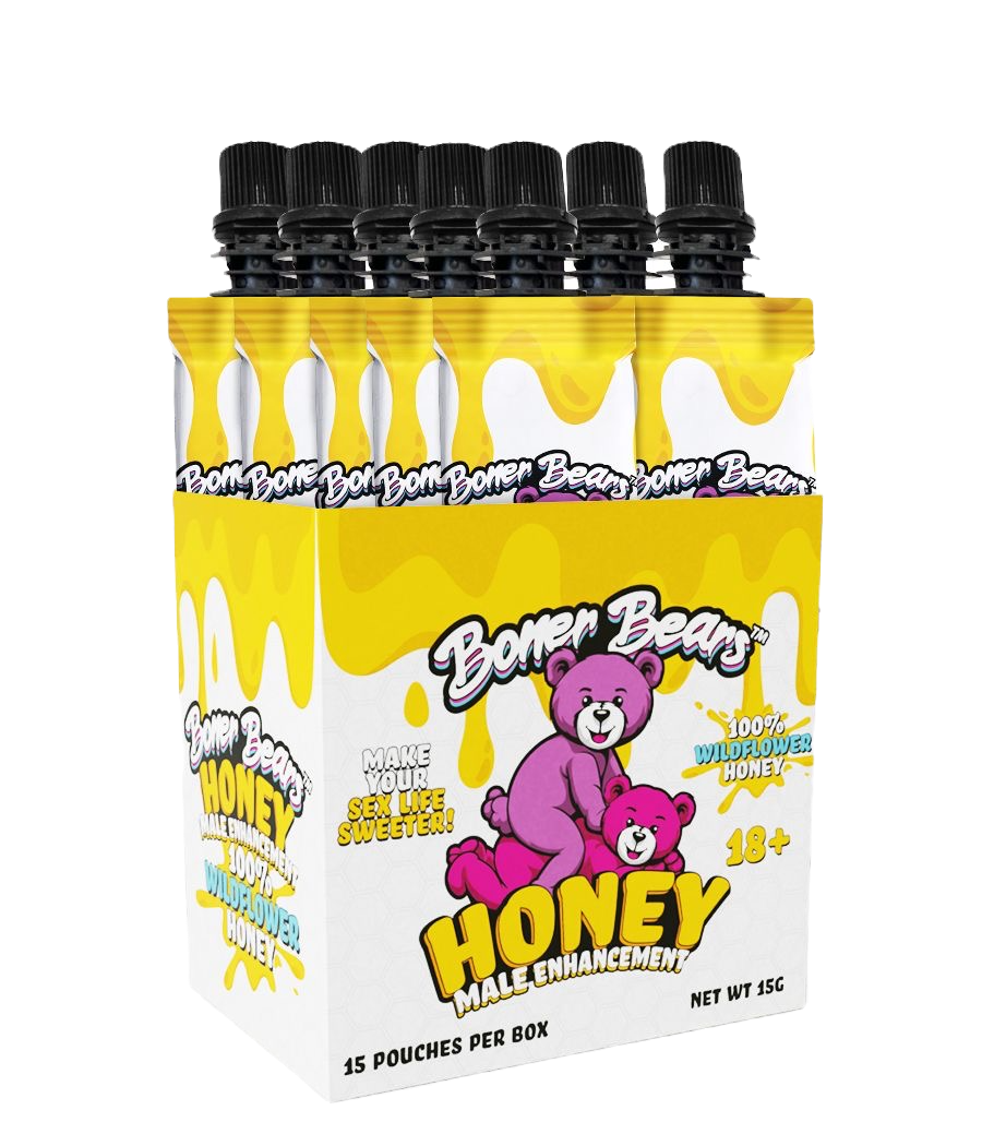 Miel afrodisiaca vigorizante de mejora sexual masculina Boner Bears