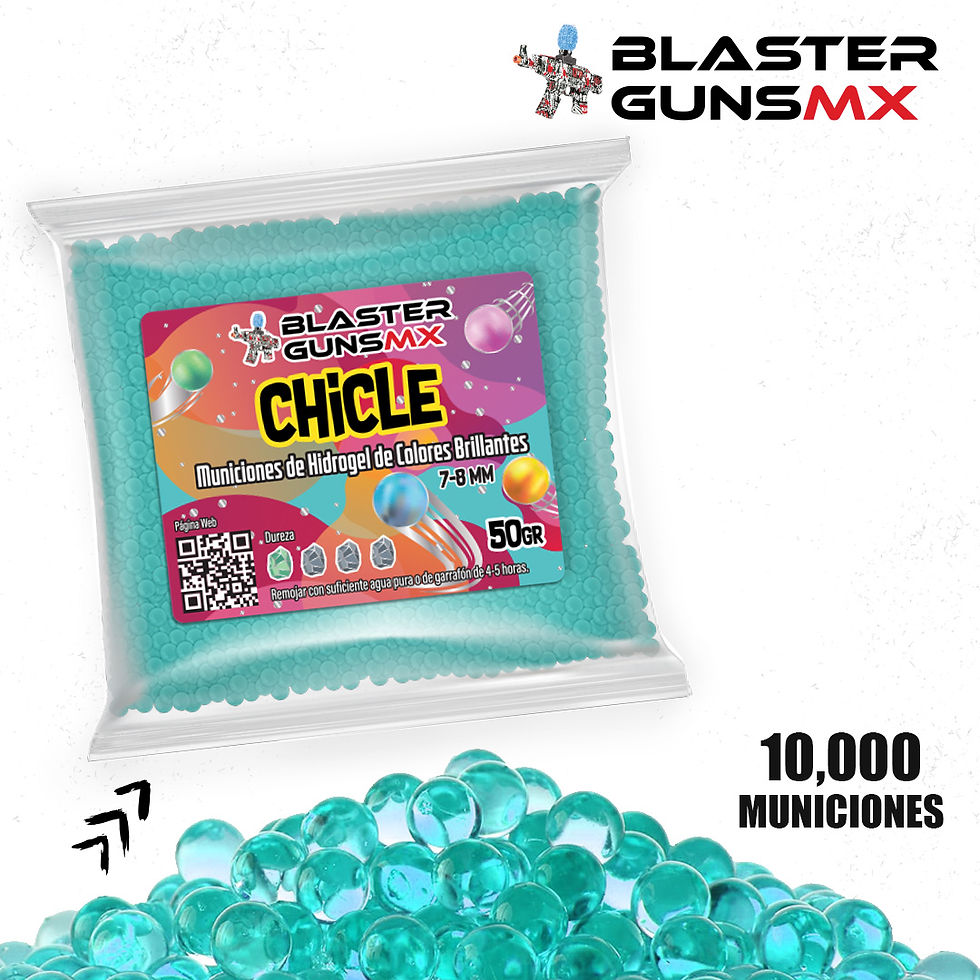 Miniatura: Bolitas Hidrogel Chicle 50 Gr Munición De Colores Brillantes