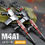 Miniatura: M4A1 Rifle de Hidrogel Potente Lanzadora Mitad Nylon + Munición Endurecida