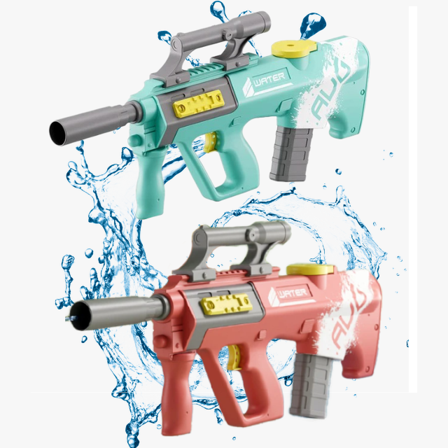 Pistola De Agua Eléctrica Aug Verano Lanzadora De Agua