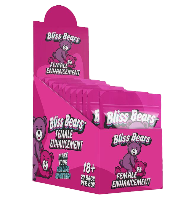 Gomitas sexuales afrodisiacas vigorizantes bliss bears para la mejora sexual femenina