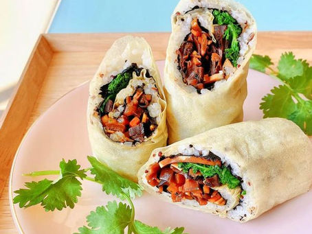 五色紫菜豆皮飯卷