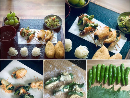 精進料理午餐 - 大葉猴頭菇炸日本青椒仔