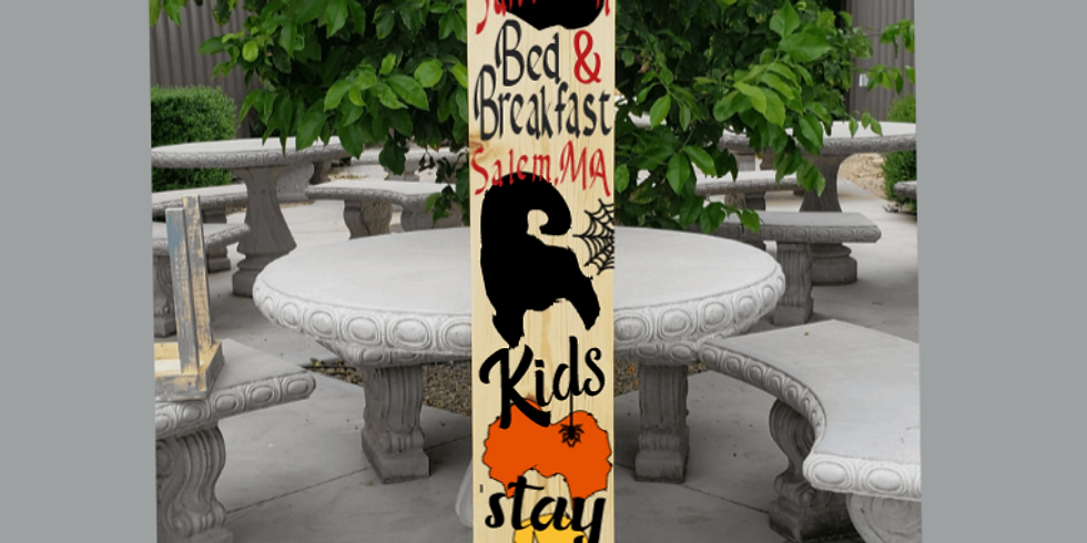 SOLD OUT - Friday 10/01 Paint & Sip - HOCUS POCUS NIGHT