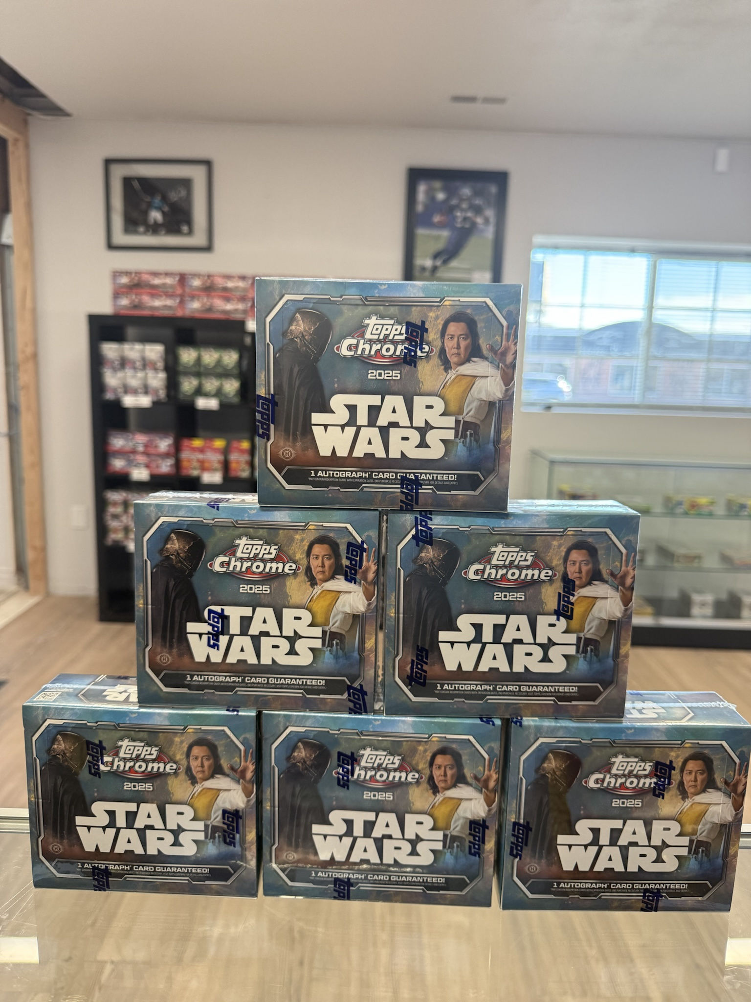 2025 Topps Chrome Star Wars Hobby Box (1 Auto)