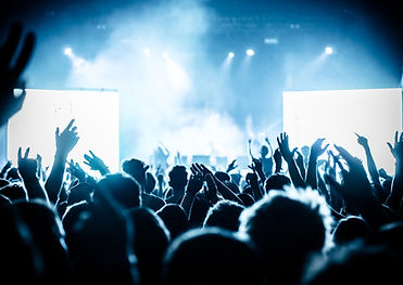 Concert crowd au festival de musique live