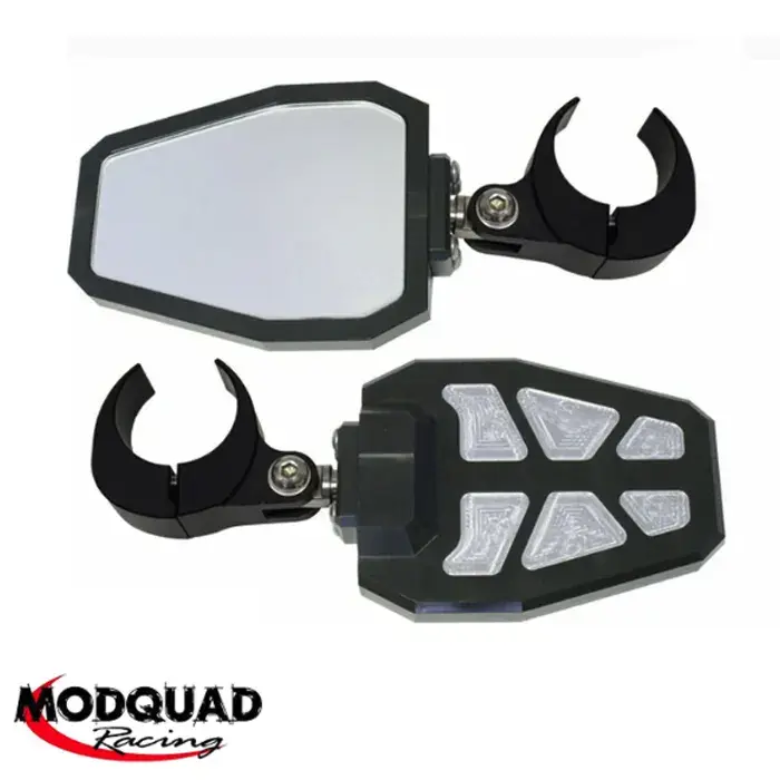 MODQUAD RACING POWERSPORTS SIDE VIEW MIRROR COMPONENTS SIDE-1.75-PBLK