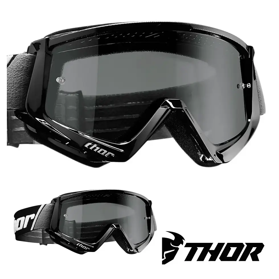 Thumbnail: THOR GOGGLE COMBAT SAND FULL BLACK