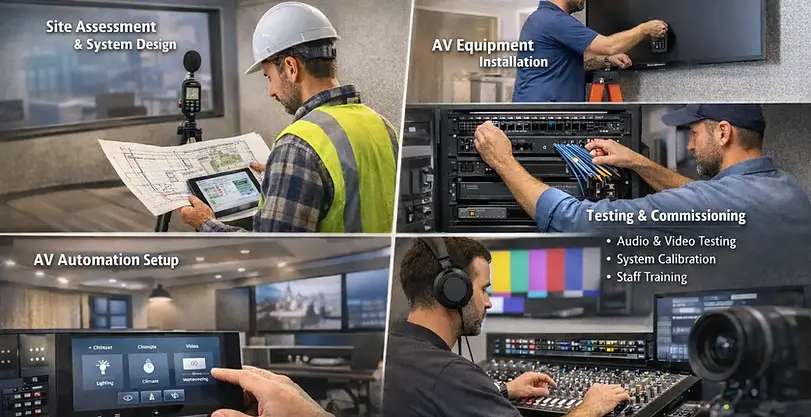 Commercial AV Systems Installation process.webp