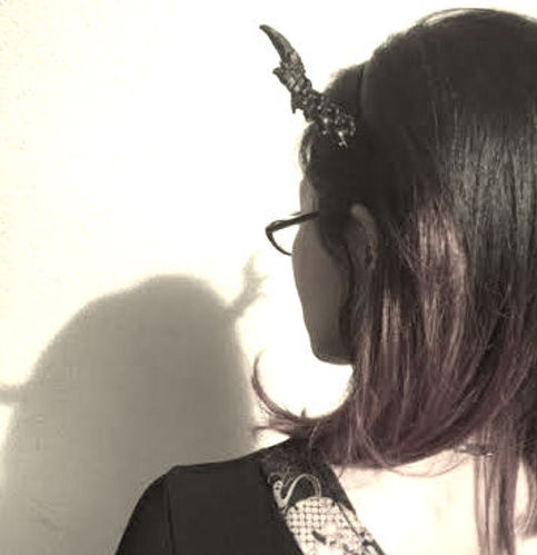 煙オバチャンの悪魔コスプレ