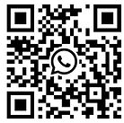 A WhatsApp account contact QR code