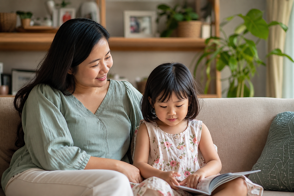 Parent receiving developmental assessment results and next steps