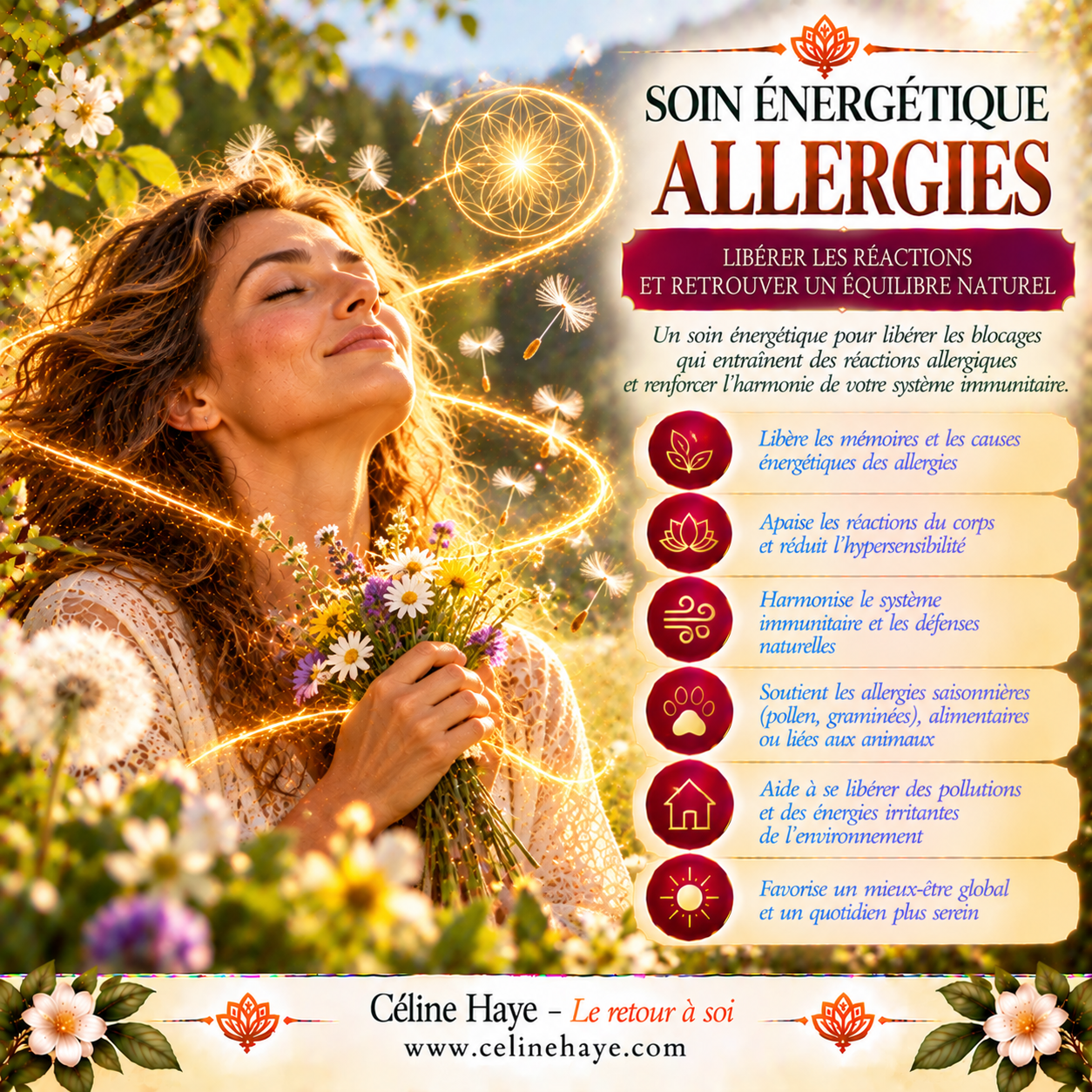 Soin énergétique pour les allergies