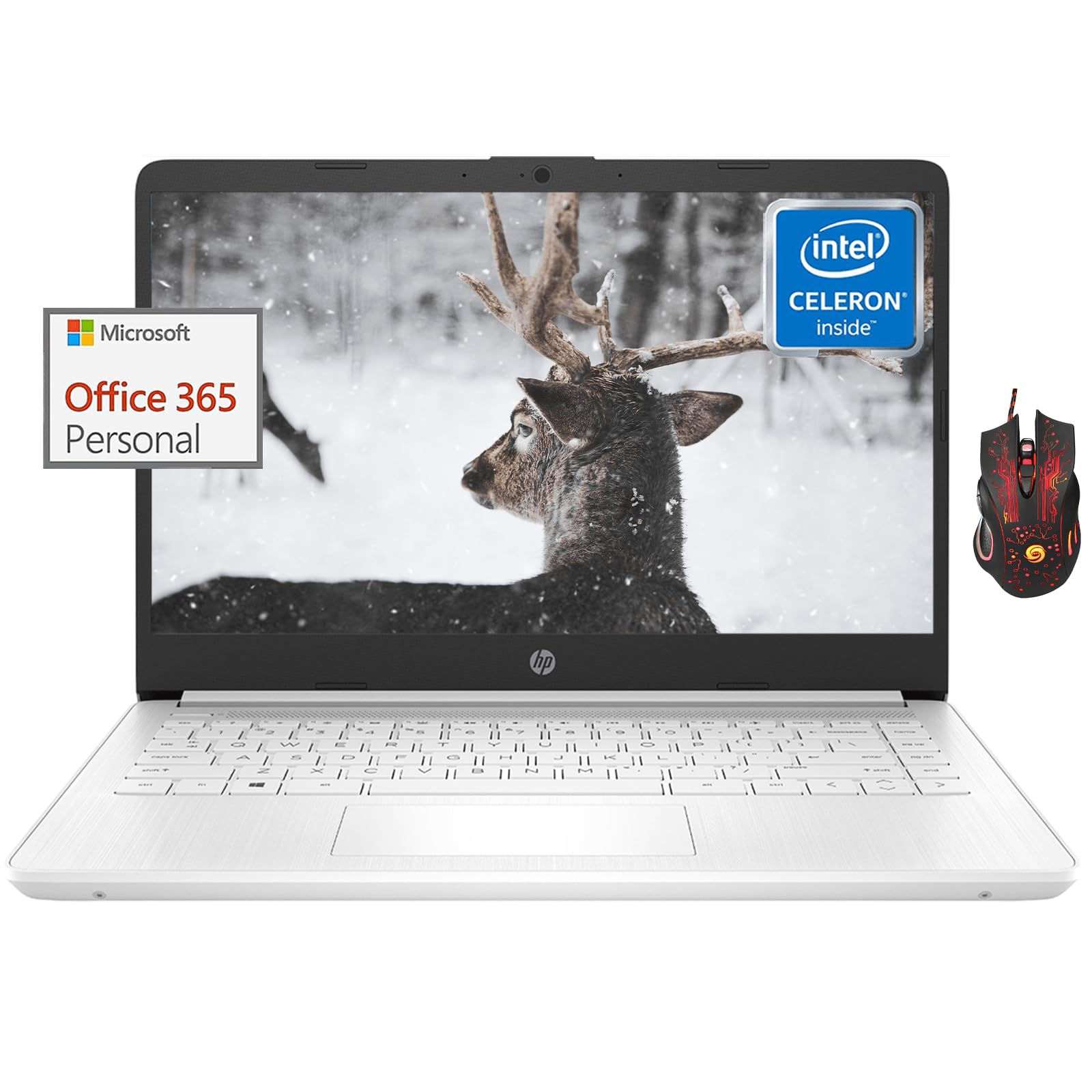 HP 14" Latest Stream Laptop Ultra Light for Students and Business - Intel Celero