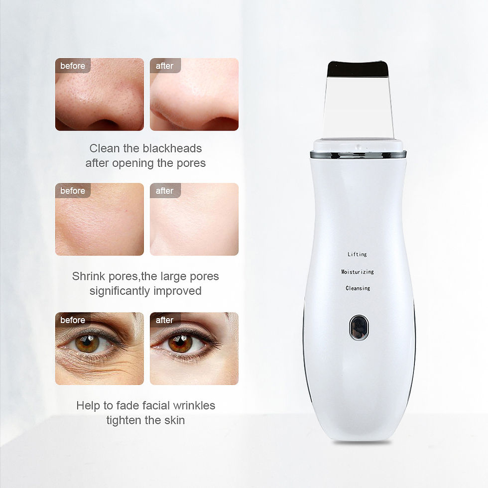 Thumbnail: Ultrasound Skin Scrubber Facial Cleansing Device
