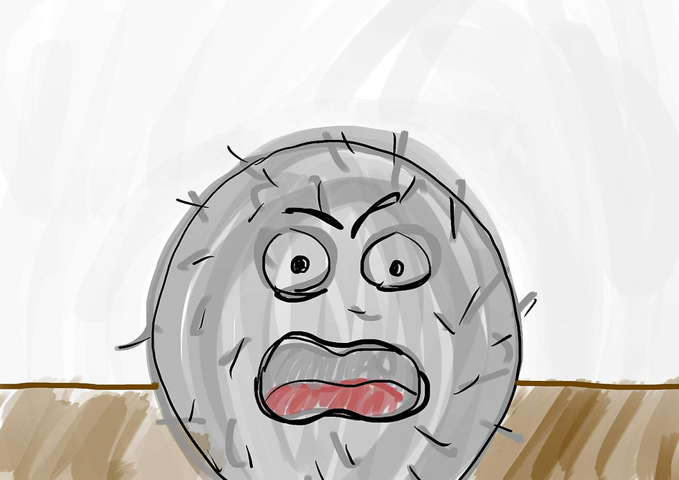 Ilustração rato falando desenho