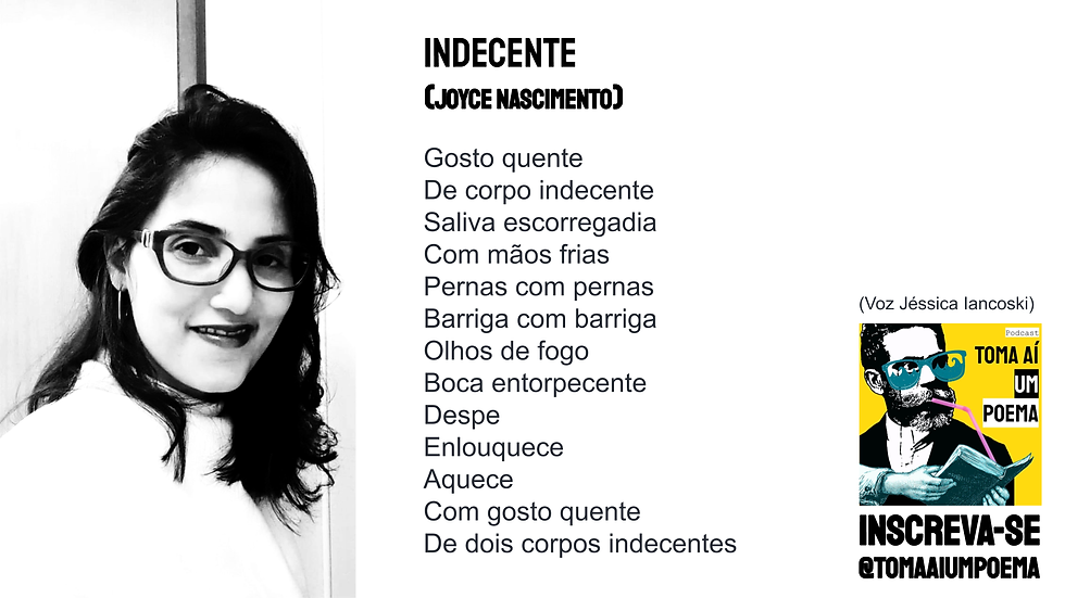 Joyce Nascimento indecente nova poesia brasileira