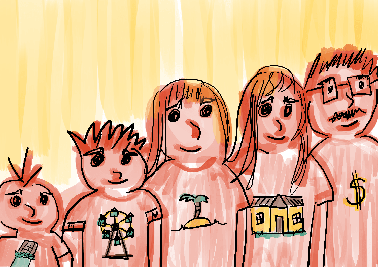 Crianças em ordem de tamanho