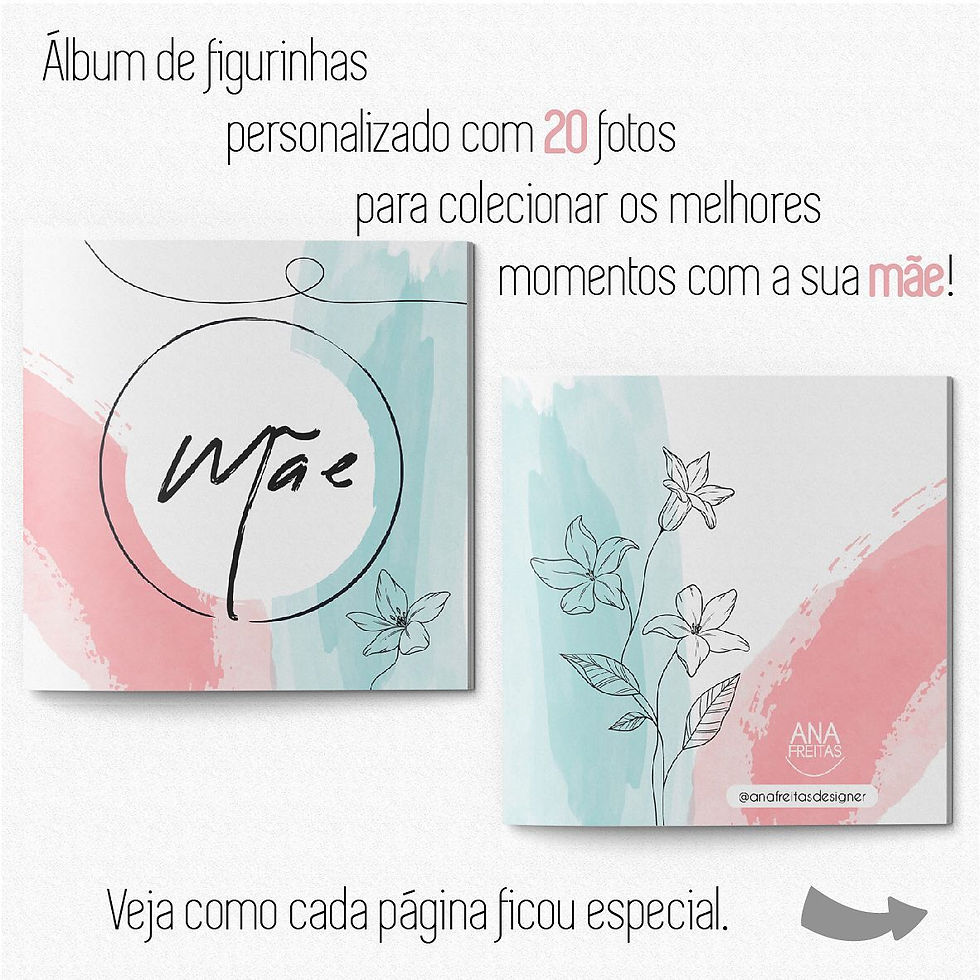 Álbum de foto-figurinhas para MÃE!