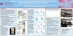Continuous Specimen Flow Changes Night Shifts to Day Shifts While Reducing Turn-Around-Time