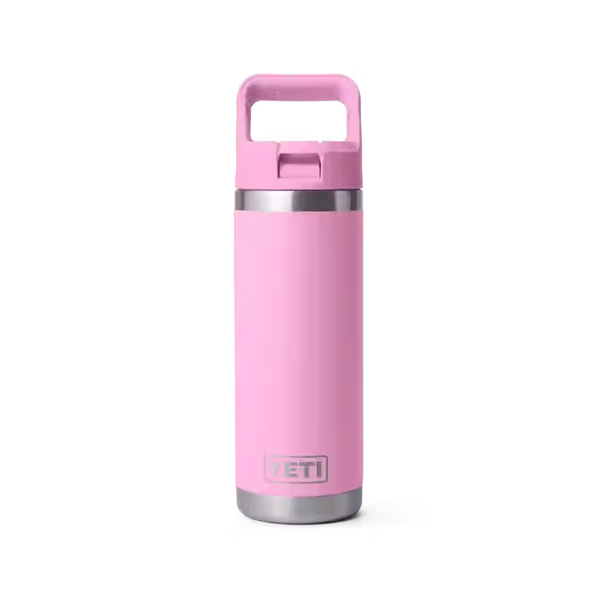 YETI Rambler 18 oz C Straw Bottle power pink