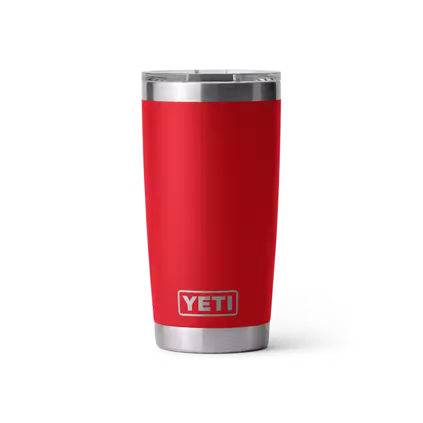 YETI Rambler Tumbler 20oz MS Lid rescue red