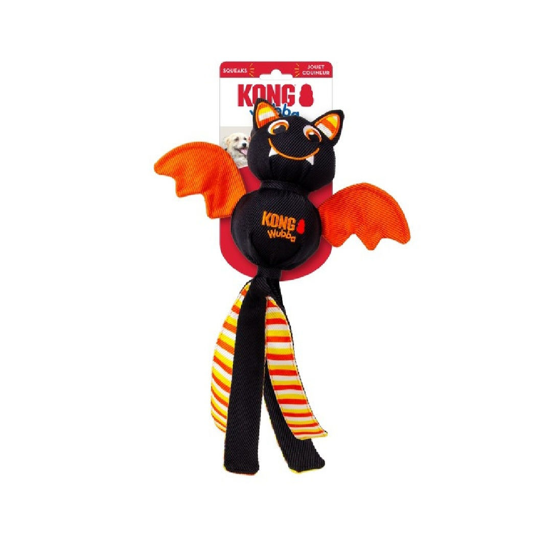 Kong Halloween Wubba Ballistic Bat Large. 