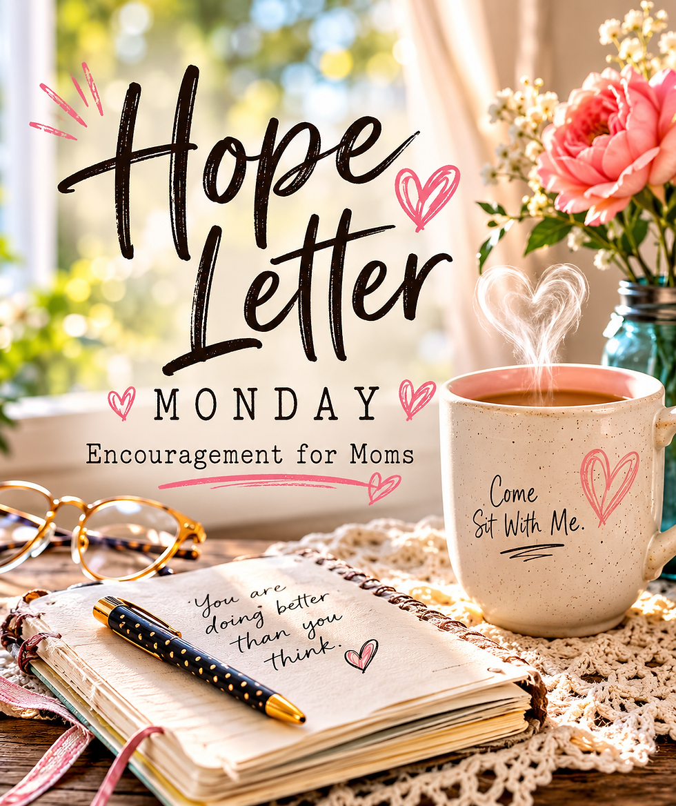Encouragement for Moms: Hope Letter Monday: If Your Hope Feels a Little Bruised