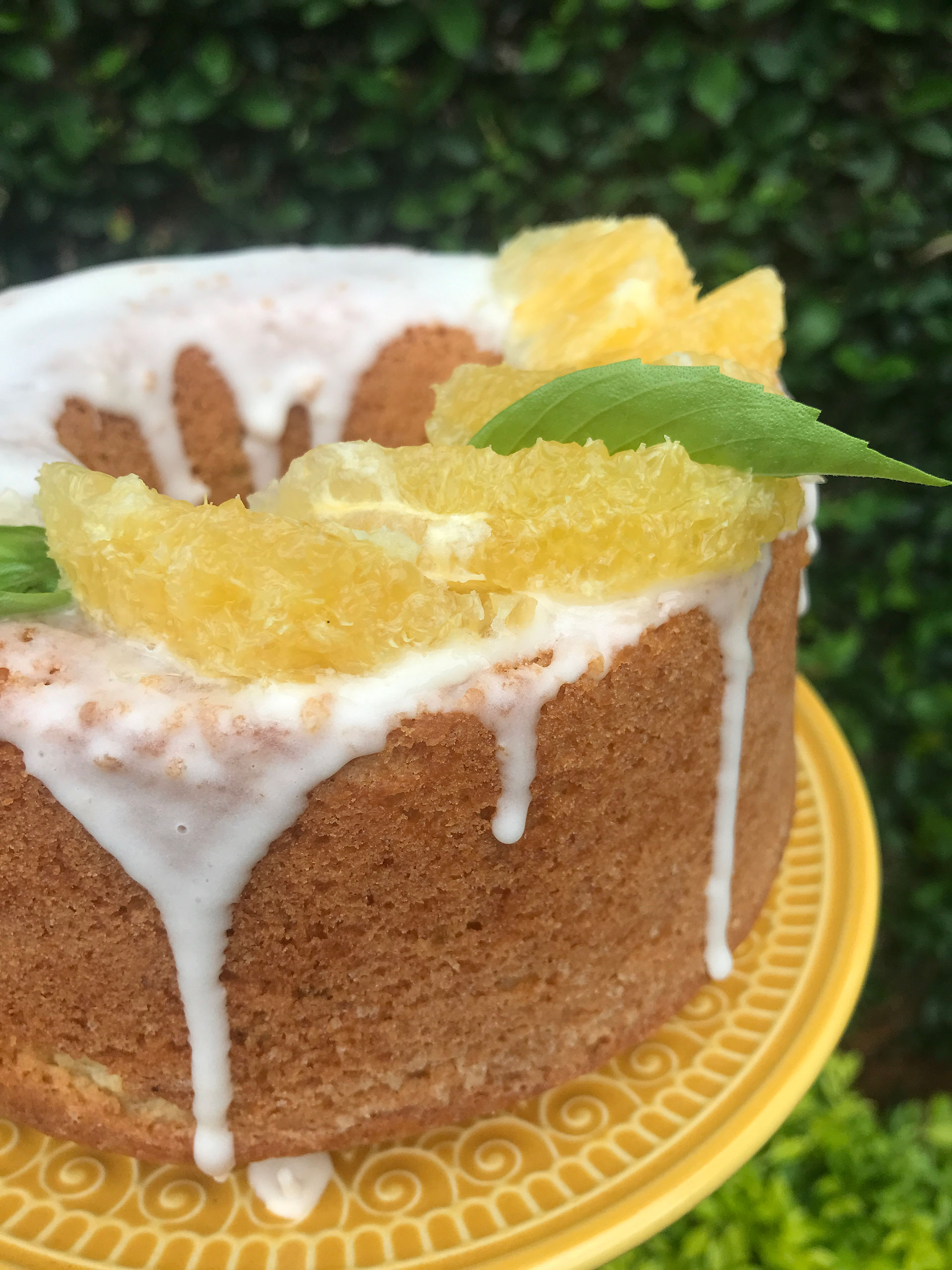 bolo de laranja com calda