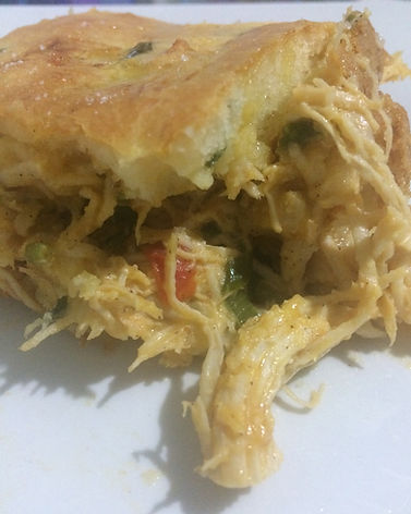 torta de frango com requeijão
