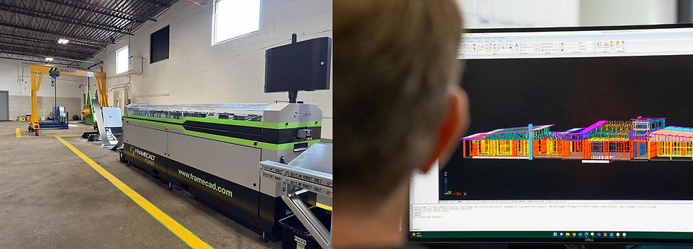 Integrated Software and Machines in Cold-Formed Steel Construction