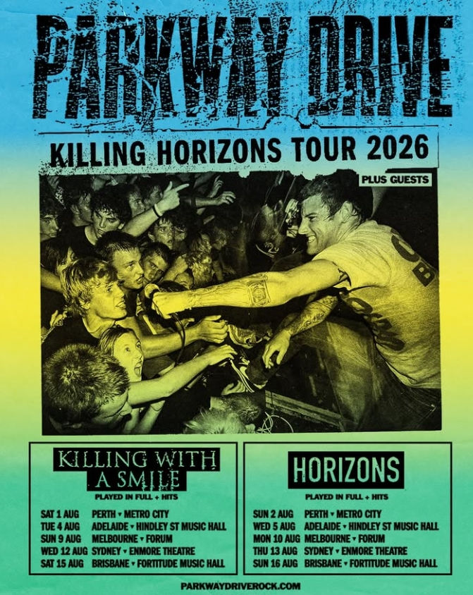 Reliving the Classics Parkway Drive to Play Killing With A Smile and Horizons in Exclusive Tour