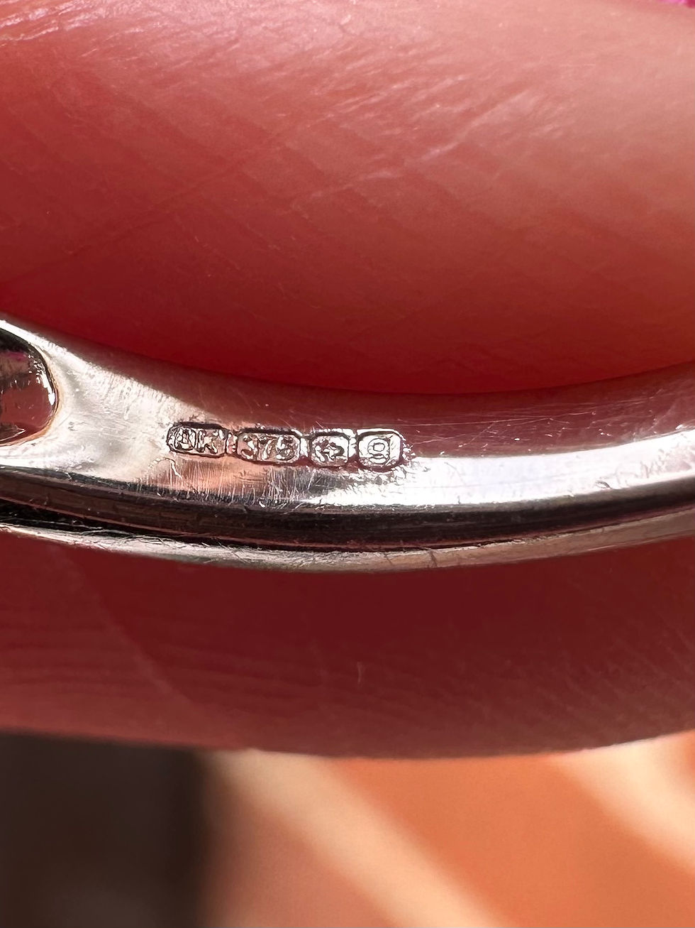 Thumbnail: Vintage 9ct White Gold 0.40ct Diamond Ring
