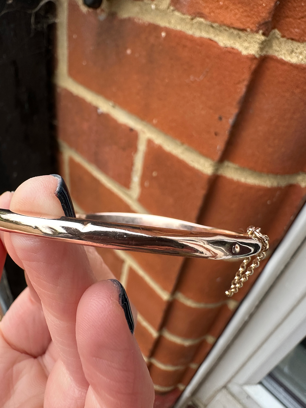 Thumbnail: Edwardian 9ct Rose Gold Bangle
