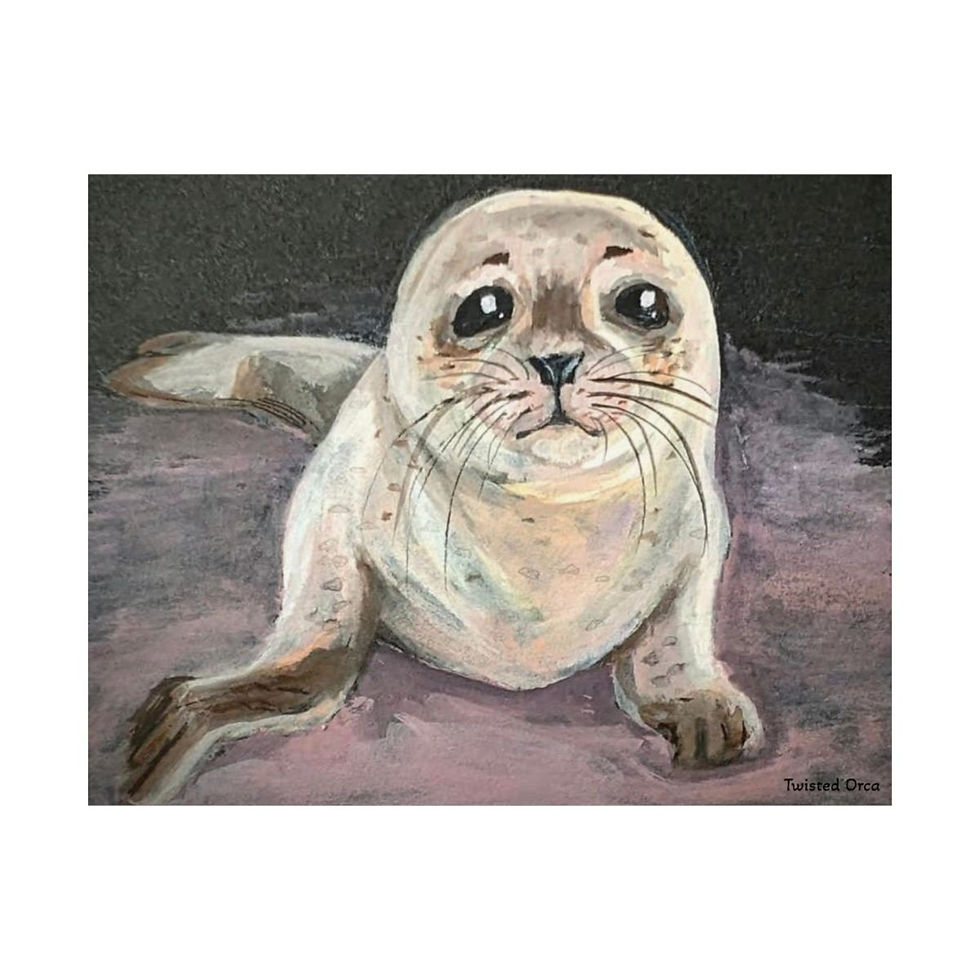 Thumbnail: Seal of Love 14"x11"Premium Art Print Suitable for Framing.