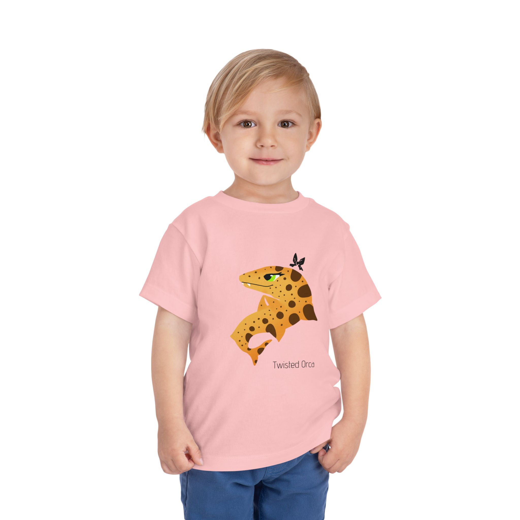 Leopard Shark Toddler Short Sleeve Tee