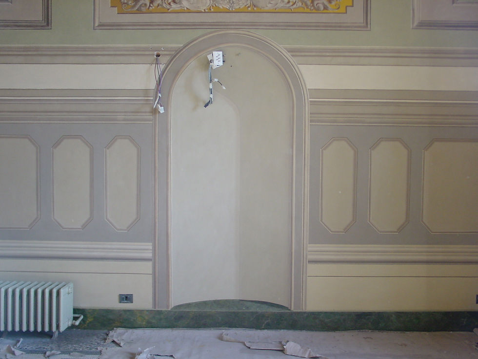 Decorazione dopo il ripristino