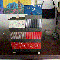die 6 Designs der Steckschachteln