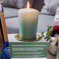Wortlicht in 12 verschiedenen Texten