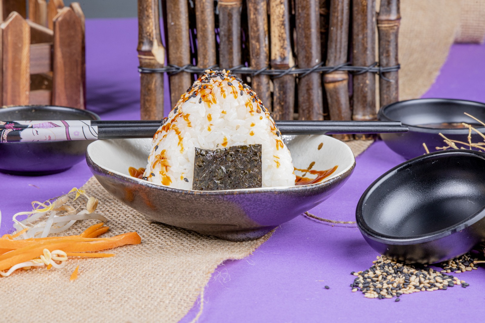 Arranged Food and Objects