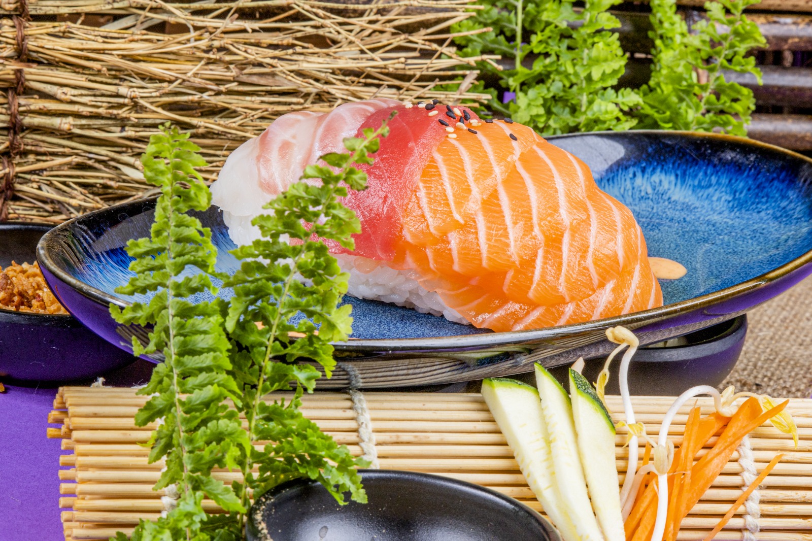 Arranged Food and Objects