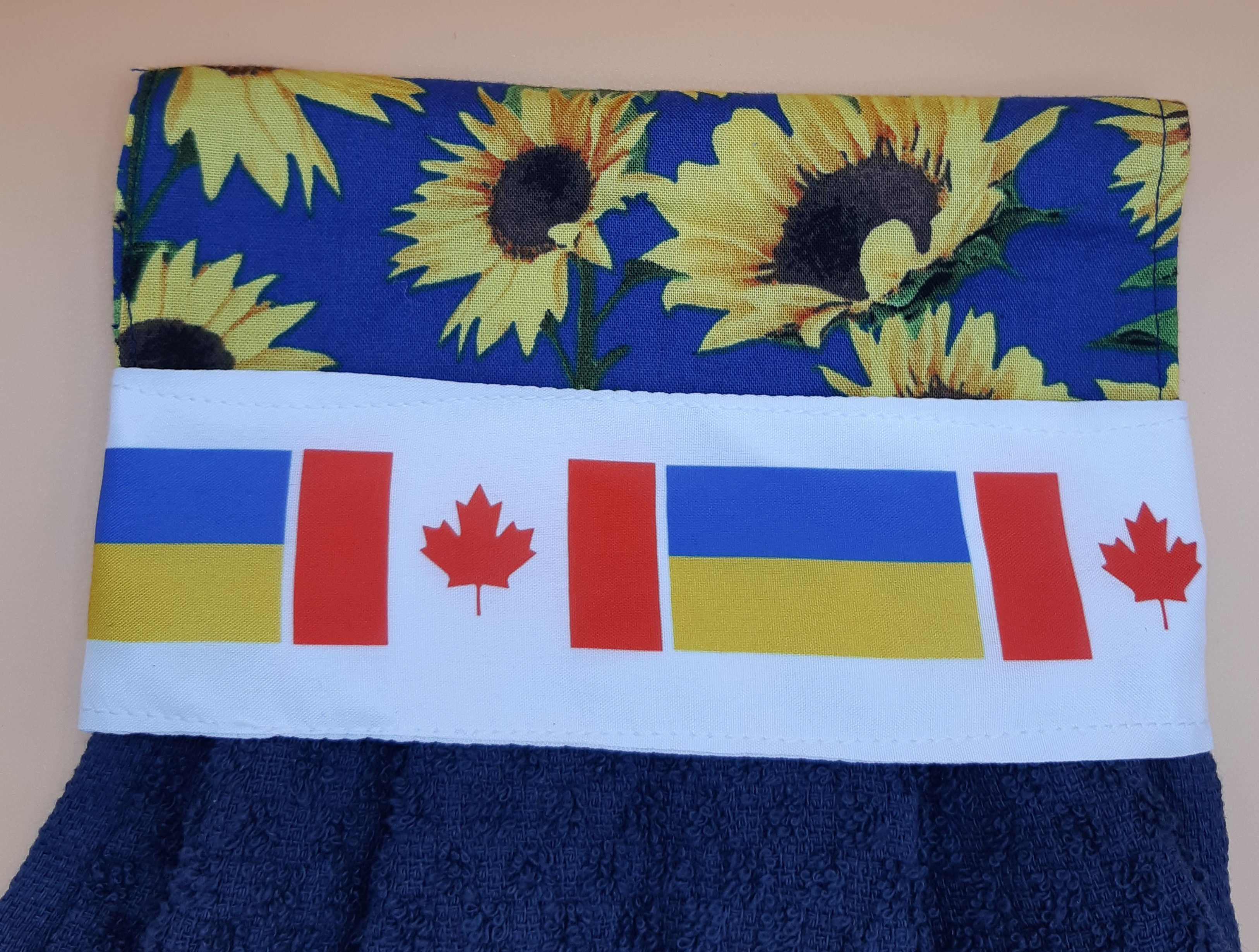Ukrainian and Canadian Flags