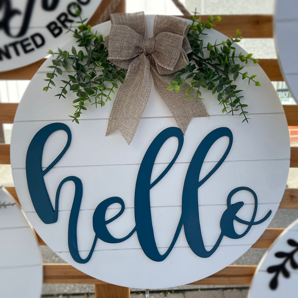Thumbnail: Hello Door Hanger